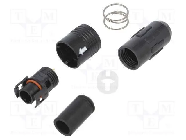 Conector: redondos, HR30, push-pull, ficha, 2A, d.