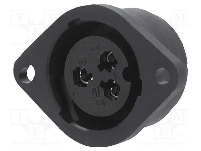 Conector: Redondos, 690, 250v, Pin: 3, Tomada, F&ecirc;mea, Solda, 10a, Ip40