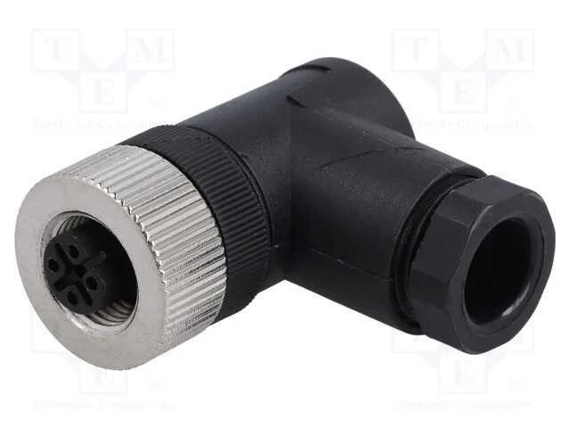Ficha, M12, Pin: 5, F&ecirc;mea, C&oacute;digo B-Profibus, com Cabo, Ip65,Ip67