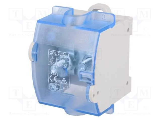 Conector: de carril, faixas: 1, bra&ccedil;adeiras: 5, c.