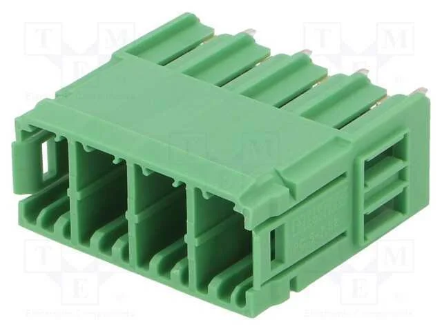 Bloco terminal separ&aacute;vel, 7,62mm, faixas: 4, simp.