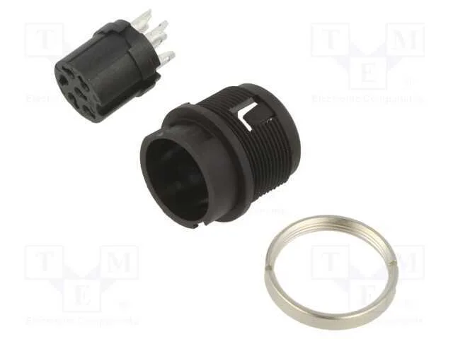 Conector: redondos, 678, 150V, PIN: 6, tomada, f&ecirc;.