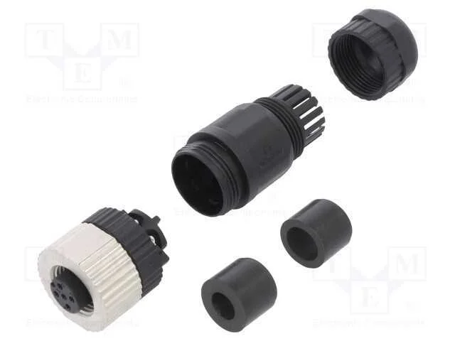 Ficha, M12, PIN: 4, f&ecirc;mea, c&oacute;digo A-DeviceNet / C.