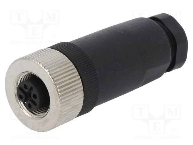 Ficha, M12, Pin: 5, F&ecirc;mea, C&oacute;digo B-Profibus, com Cabo, Ip65,Ip67