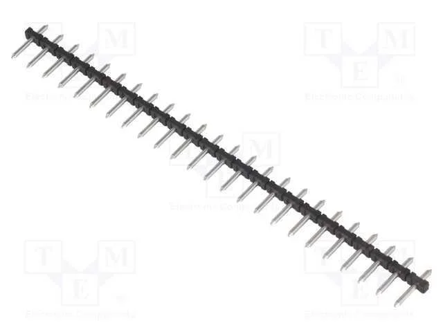 Pinos, 5mm, Faixas: 24, Simples, Barra de Pinos, Macho, para Pcb