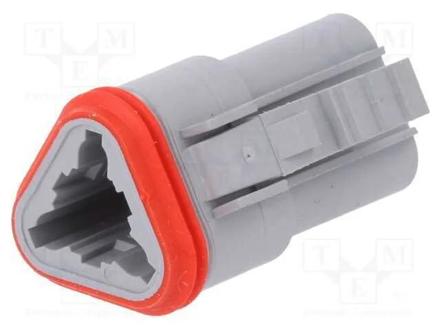 Conector: Automotive, Ml-Xt, F&ecirc;mea, Ficha, com Cabo, Pin: 3, Ip69k