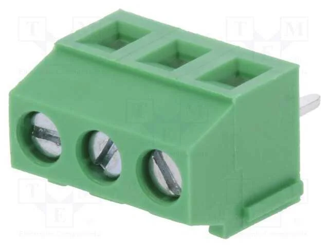 Pcb Bloco Terminal, Angulares 90, 3,81mm, Faixas: 3, para Pcb