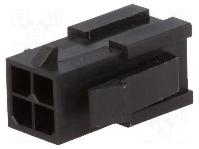 Ficha, fio-fio, macho, Micro-Fit 3.0, 3mm, PIN: 4.