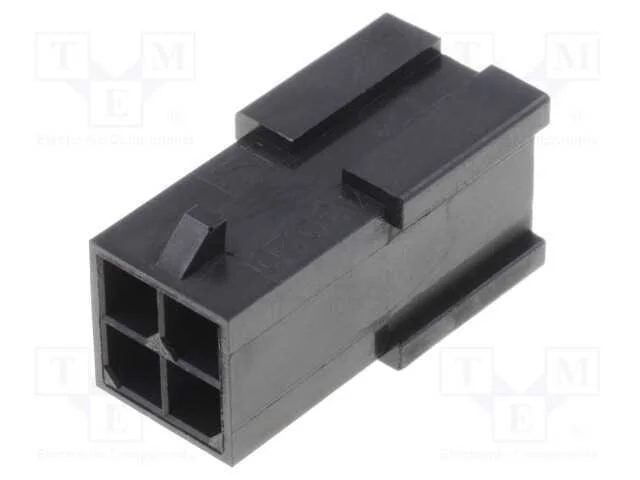 Ficha, fio-fio, macho, Micro-Fit 3.0, 3mm, PIN: 4.