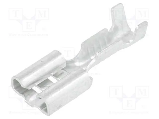 Conetor: plano, 6,3mm, 0,8mm, macho, 0,5&divide;1mm2, ce.