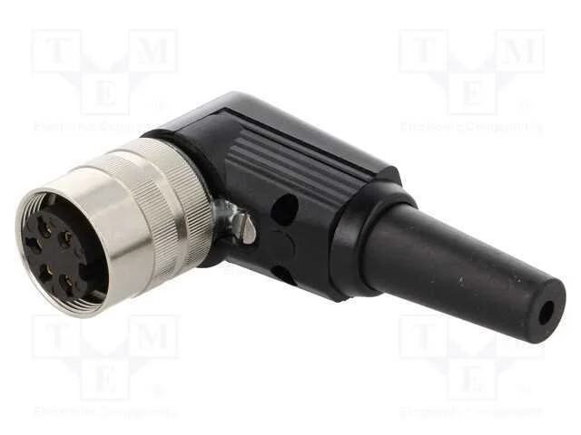 Conector: M16, ficha, f&ecirc;mea, solda, com cabo, PIN.