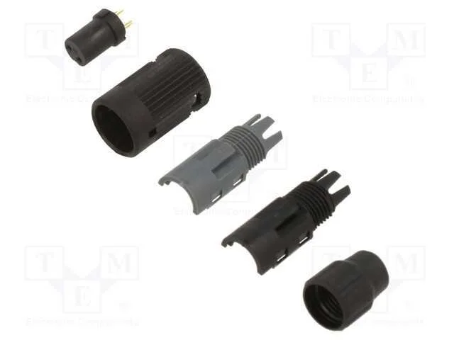 Conector: redondos, 710, 125V, PIN: 2, ficha, f&ecirc;m.