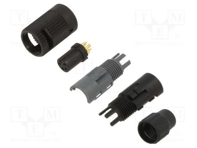 Conector: redondos, 710, 125V, PIN: 5, ficha, f&ecirc;m.