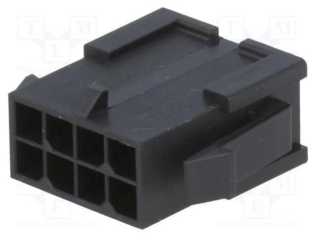 Ficha, fio-fio, macho, Micro-Fit 3.0, 3mm, PIN: 8.