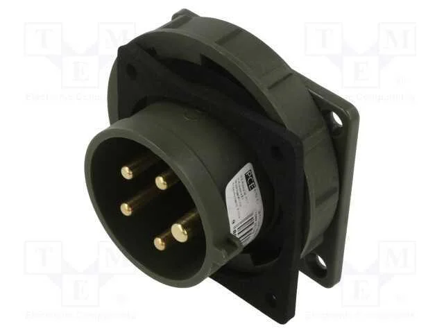 Conector: de alimenta&ccedil;&atilde;o AC 3 fases, tomada, mach.
