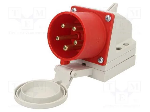 Conector: de Alimenta&ccedil;&atilde;o Ac 3 Fases, Tomada, Macho, 32a, 400vac