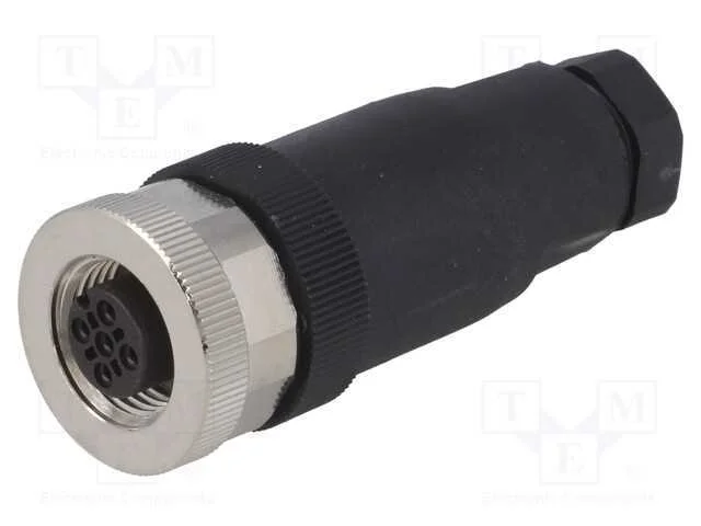Ficha, M12, Pin: 3, F&ecirc;mea, C&oacute;digo A-Devicenet / Canopen, com Cabo