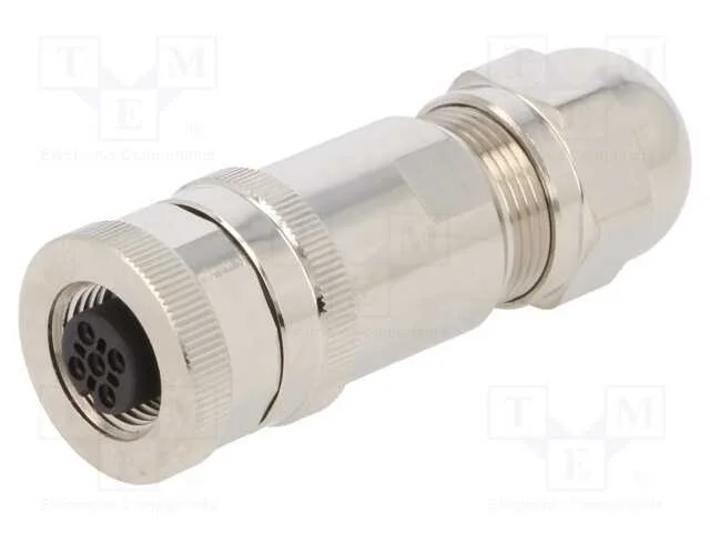 Ficha, M12, Pin: 4, F&ecirc;mea, C&oacute;digo A-Devicenet / Canopen, com Cabo