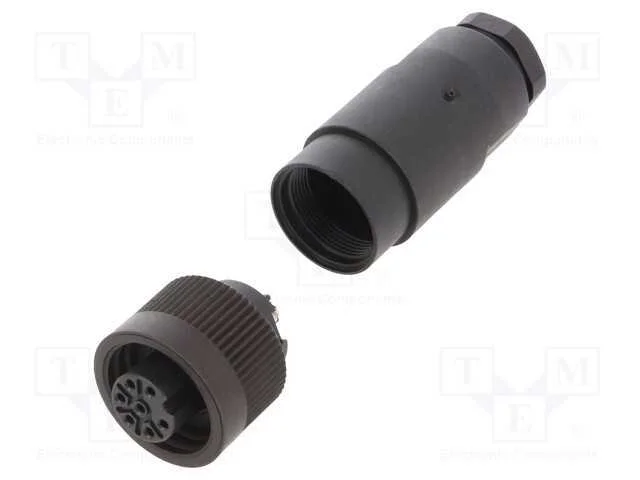 Conector: Redondos, 692,693,Rd24, 250v, Pin: 7, Ficha, F&ecirc;mea, 10a