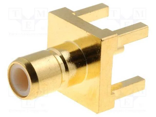 Tomada, Smb, Macho, Simples, 50o, Tht, Ptfe, Dourado