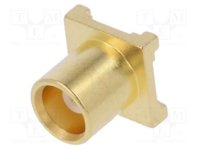 Tomada, Mcx, F&ecirc;mea, Simples, 50o, Smt, para Pcb, Ptfe, Dourado