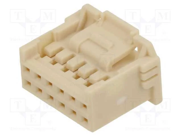 2.0 W/B Dual Grid Rcpt Hsg 12ckt Beige
