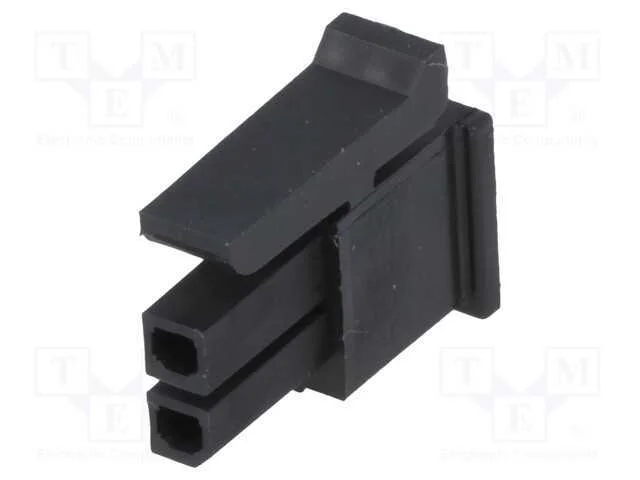 Ficha, Fio-Placa, F&ecirc;mea, Micro-Fit 3.0, 3mm, Pin: 2, Sem Contactos