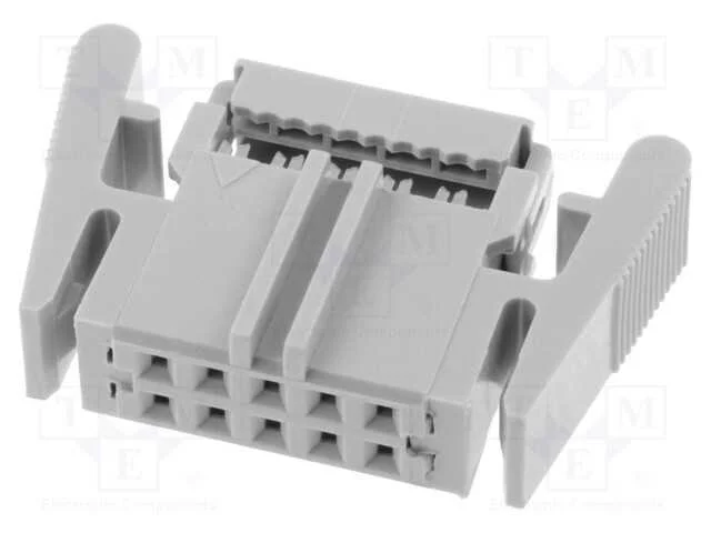 Ficha, Idc, F&ecirc;mea, Pin: 10, Simples, Idc, para Fita, 1,27mm