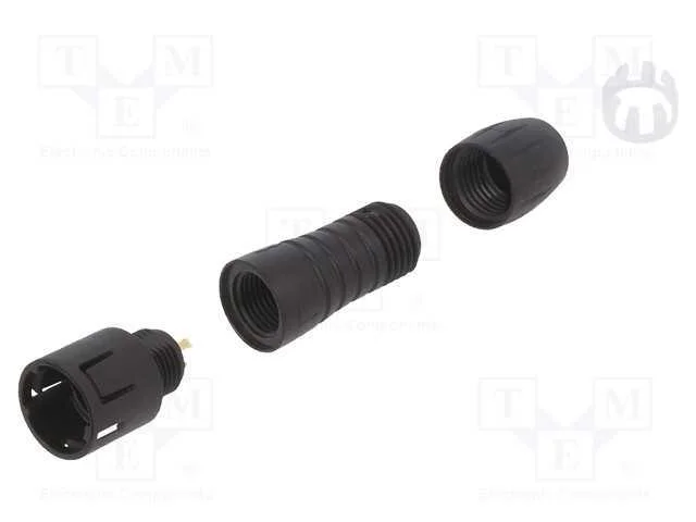 Conector: Redondos, 620, 125v, Pin: 3, Ficha, Macho, Solda, com Cabo