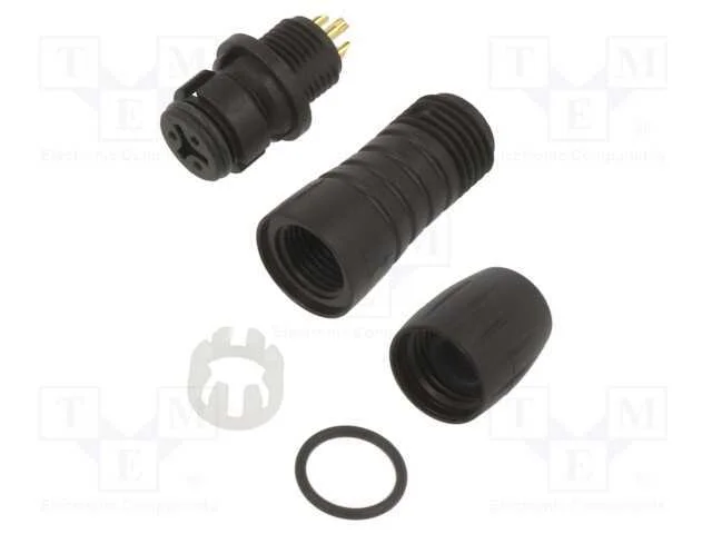 Conector: Redondos, 620, 125v, Pin: 3, Ficha, F&ecirc;mea, Solda, com Cabo