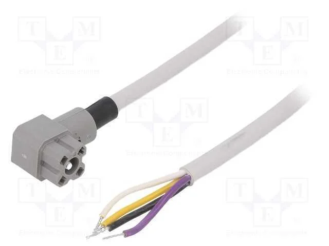 Conector: Quadrados, G, Ficha, F&ecirc;mea, Pin: 4, Ip65, Cinzenta, 50v, 10a