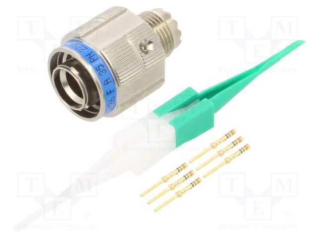 Conector: Militar, Tamanho 9, Mil-Dtl-38999 Series Iii, Prateado