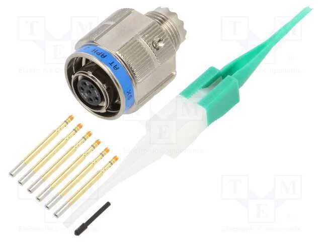 Conector: Militar, Tamanho 9, Mil-Dtl-38999 Series Iii, Prateado