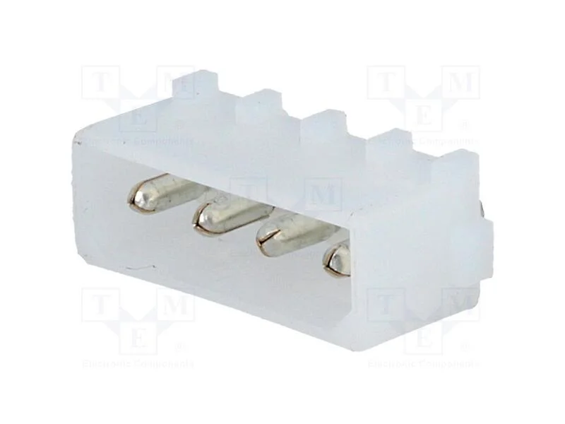 Tomada, Fio-Placa, Commercial Mate-N-Lok, Macho, Pin: 4, Tht, 250v