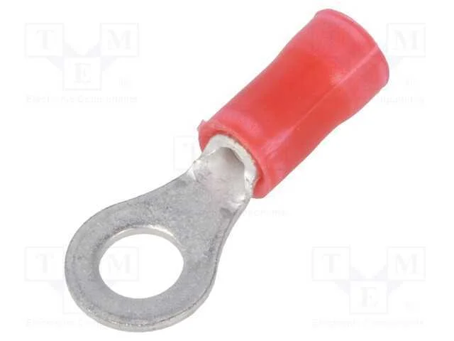 Terminal: de Olhal, M4, : 4,3mm, 0,3&divide;1,4mm2, Cerrar, com Cabo