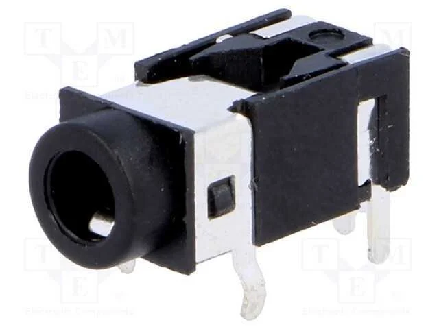 Tomada, Jack 3,5mm, F&ecirc;mea, Stereo Especial, Faixas: 4, Tht, W: 7,1mm