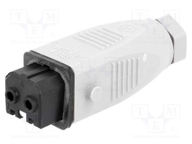 Conector: Retangulares, St, Ficha, F&ecirc;mea, Pin: 2, Estanhado, Ip54