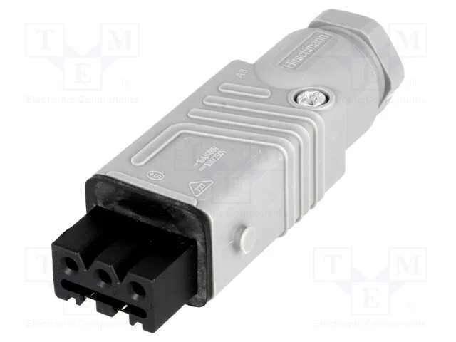 Conector: retangulares, ST, ficha, f&ecirc;mea, PIN: 3,.