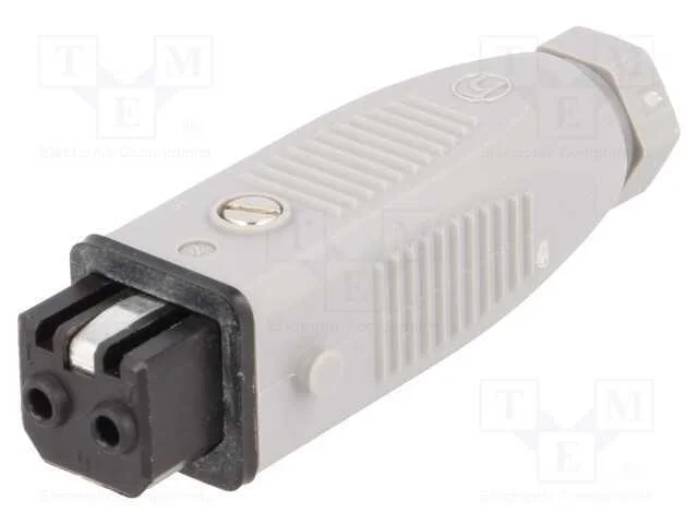 Conector: Retangulares, St, Ficha, F&ecirc;mea, Pin: 2, Estanhado, Ip54