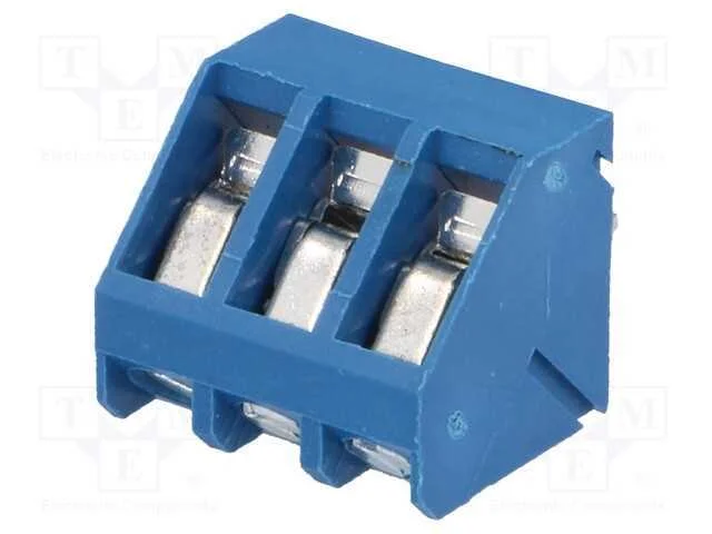 PCB bloco terminal, angulares 45, 5mm, faixas: 3,.