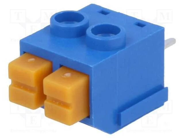 Pcb Bloco Terminal, Angulares 90, 5mm, Faixas: 2, para Pcb, 1mm2