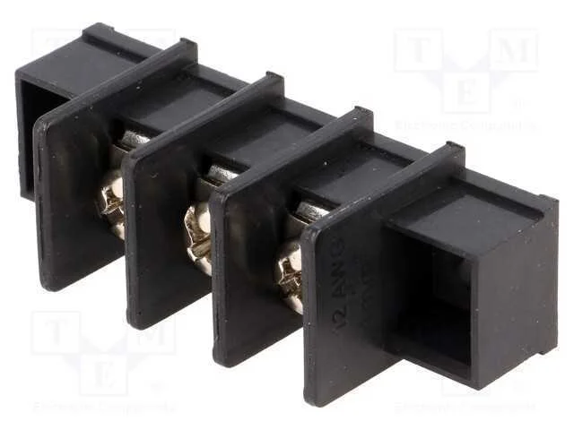 PCB bloco terminal, simples, 9,5mm, faixas: 3, 4m.