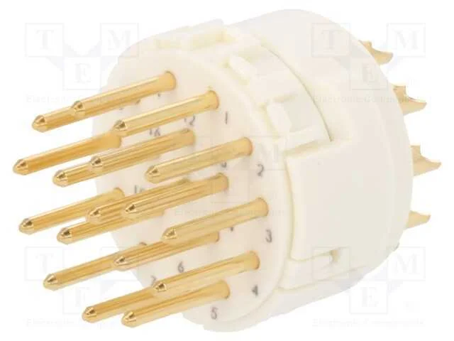 Conector: M23, inserto de contatos, PIN: 17, mach.