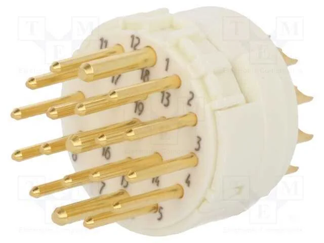 Conector: M23, inserto de contatos, PIN: 19(3+16).