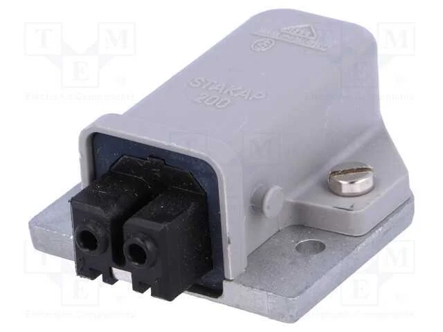 Conector: Retangulares, St, Tomada, F&ecirc;mea, Pin: 2, Codificado, Ip54
