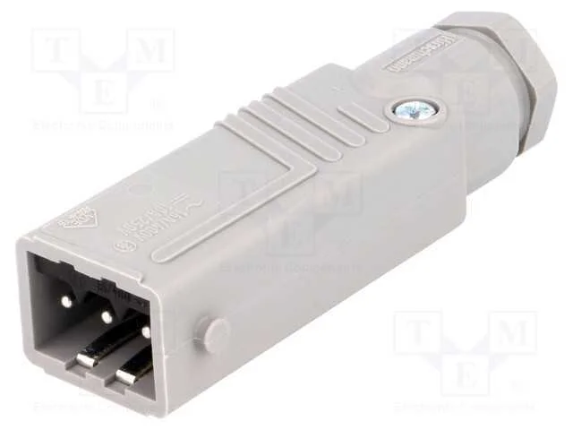 Conector: Retangulares, St, Ficha, Macho, Pin: 3, Estanhado, Ip54