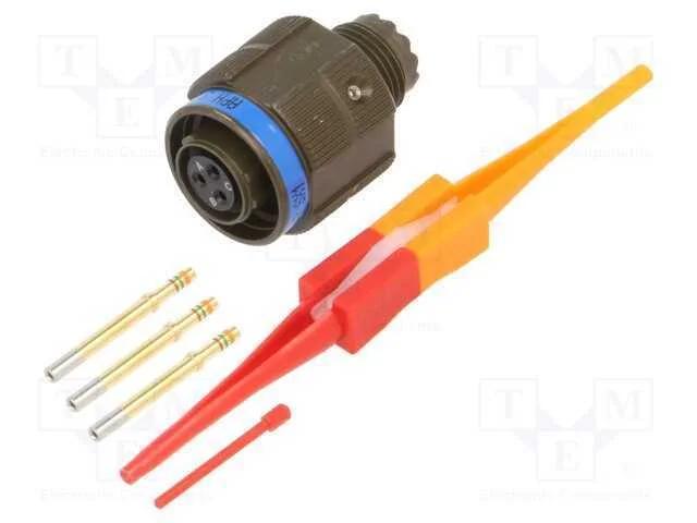 Conector: militar, tamanho 9, MIL-DTL-38999 Serie.