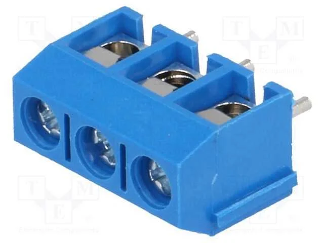 Pcb Bloco Terminal, Angulares 90, 5mm, Faixas: 3, para Pcb, 16a