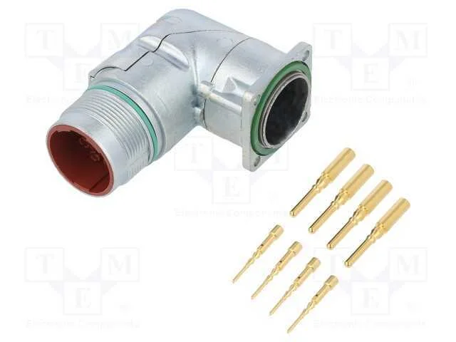Conector: M23, tomada, PIN: 8, macho, cerrar, ang.
