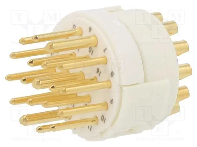Conector: M23, inserto de contatos, PIN: 19(3+16).